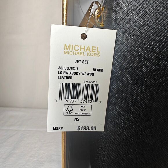 Michael Kors Jet Set Crossbody gift box Black - Picture 3 of 3